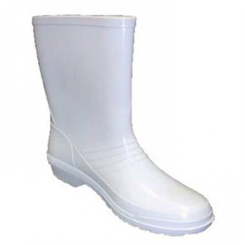 Bota Media Caña BDC-B PVC Blanca sin Puntera